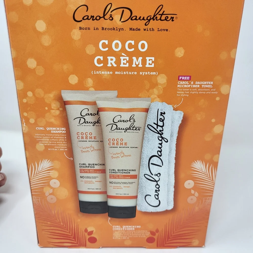 Carol's Daughter Coco Creme Intense Moisture Curl Quenching‎ Shampoo Conditioner